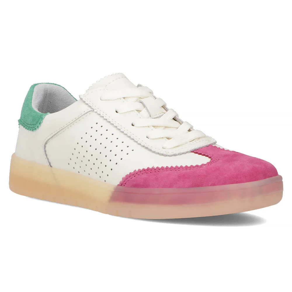 Leather Sneakers Filippo DP6745/25 FH GE white pink