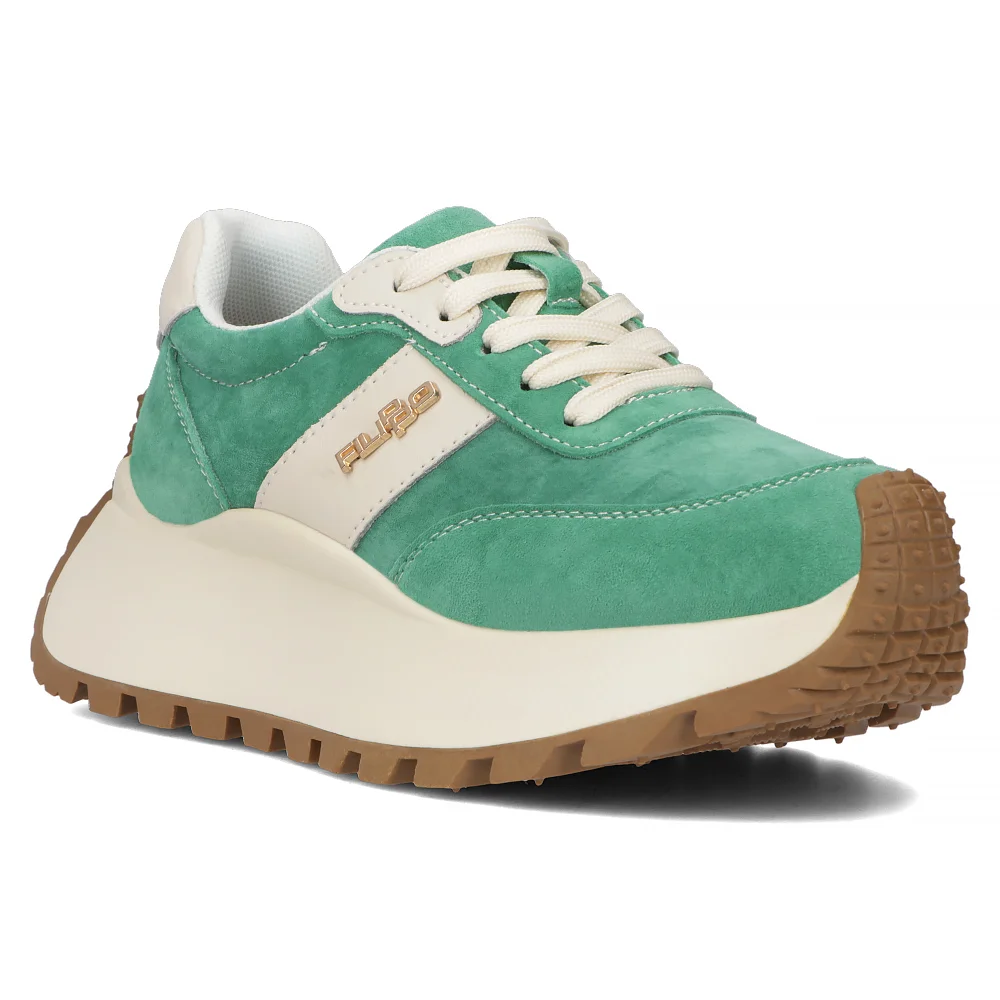 Leather Sneakers Filippo DP6785/25 GE green