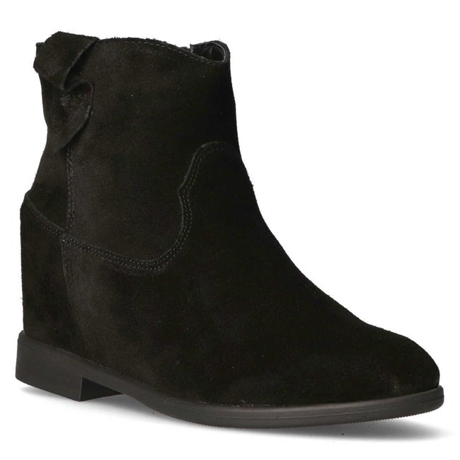 Leather ankle boots Filippo DBT1087/20 BK black