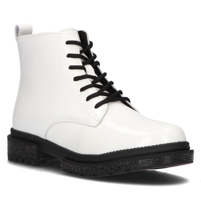 Leather ankle boots Filippo DBT3184/21 WH white