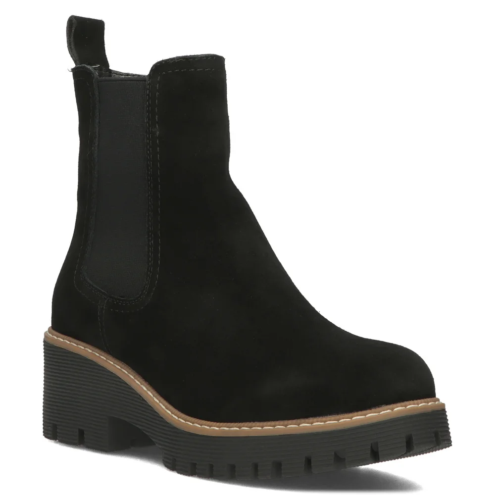 Leather ankle boots Filippo DBT4805/24 BK black