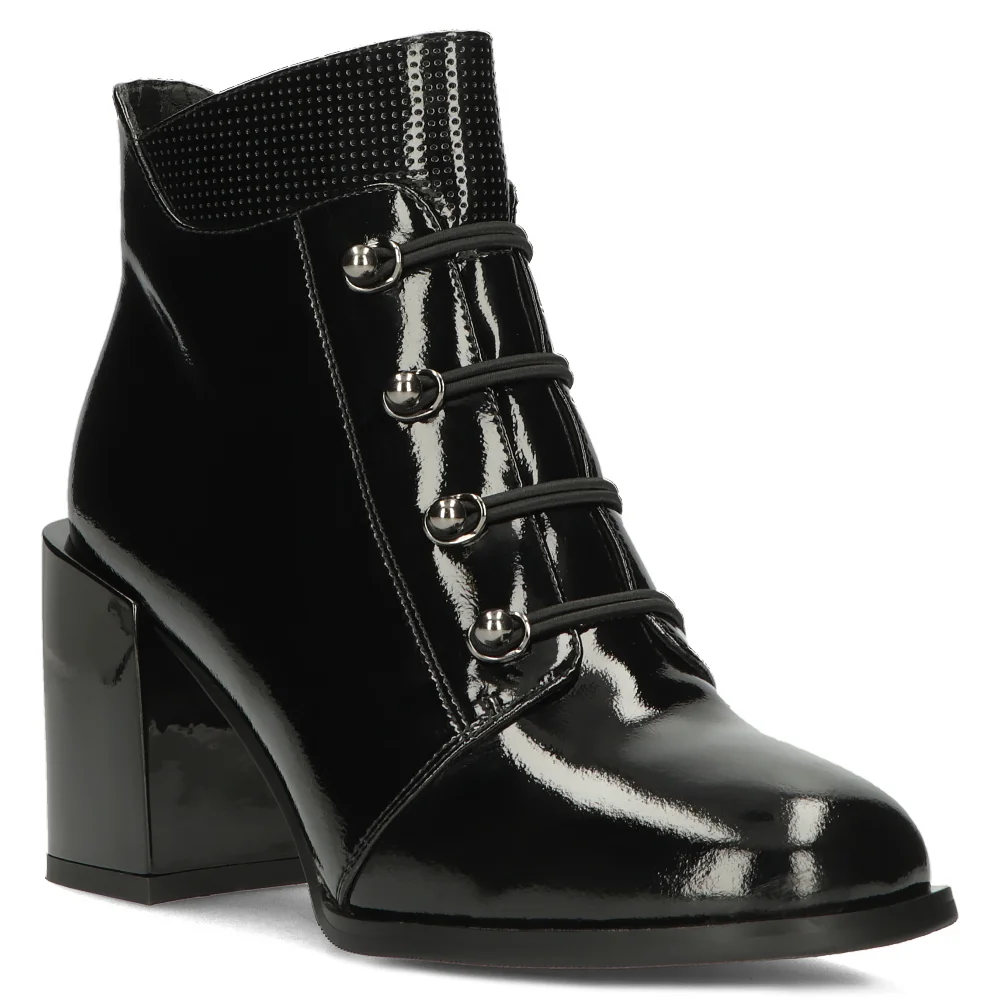 Leather ankle boots Filippo DBT6005/23 BK black