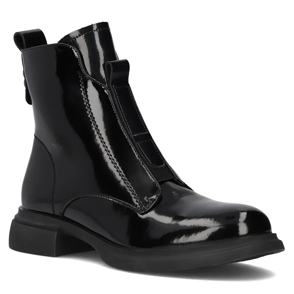 Leather ankle boots Filippo DBT6540/24 BK black