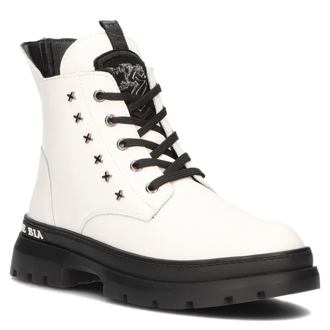 Leather boots Filippo DBT3063/21 WH white