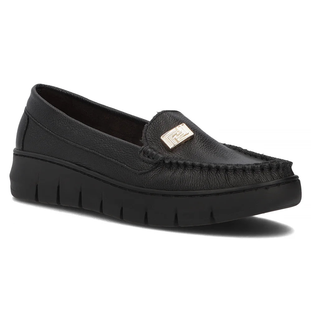 Leather loafers Filippo 10167 black