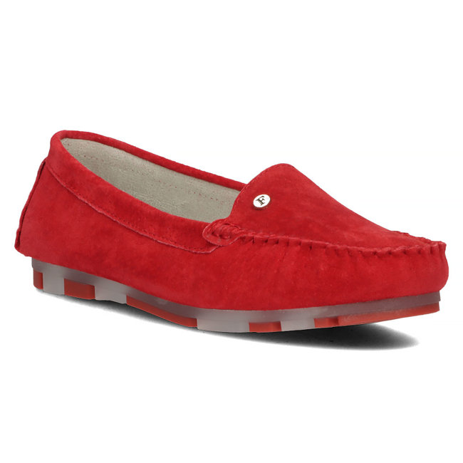 Leather loafers Filippo DP2037/23 RD red