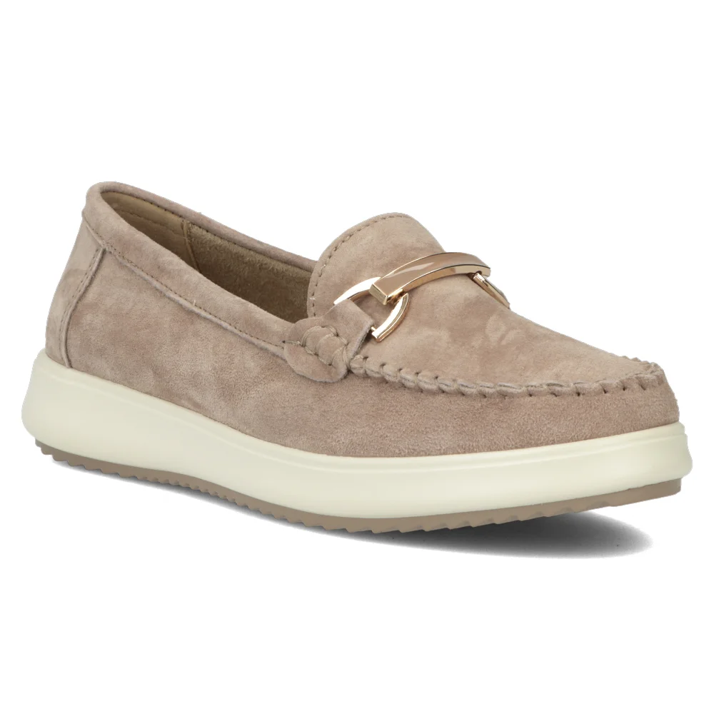 Leather loafers Filippo DP6135/25 TP taupe