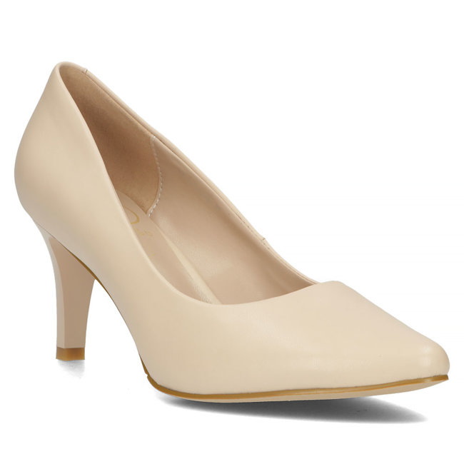 Leather pumps Filippo DP4427/23 BE beige