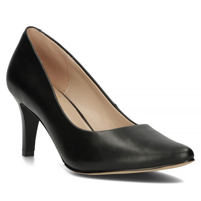 Leather pumps Filippo DP4427/23 BK black