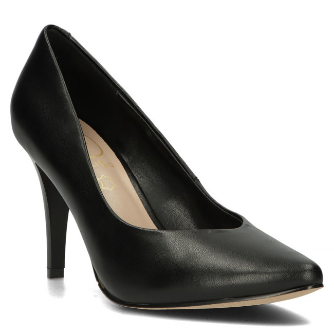 Leather pumps Filippo DP4428/23 BK black