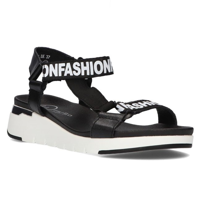 Leather sandals Filippo DS2169/21 BK black