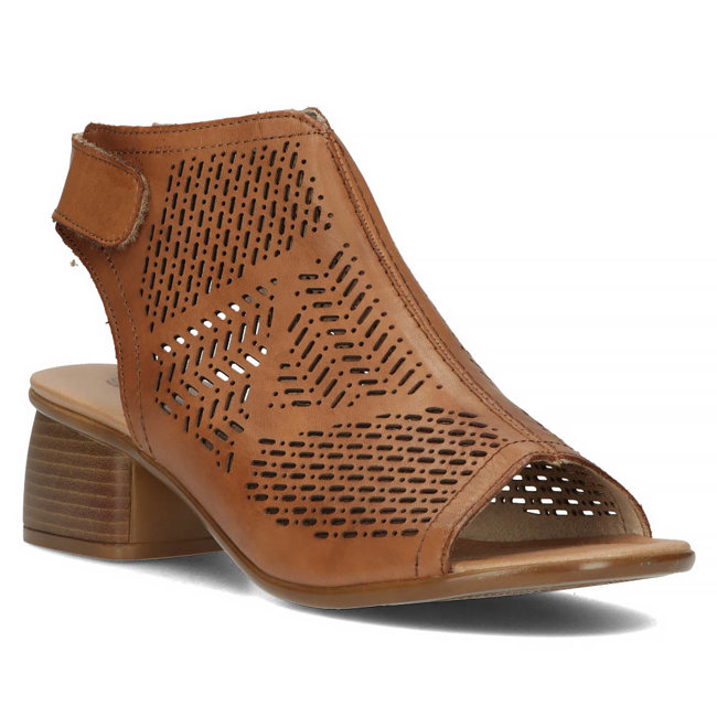 Leather sandals Remonte R8774-24 brown