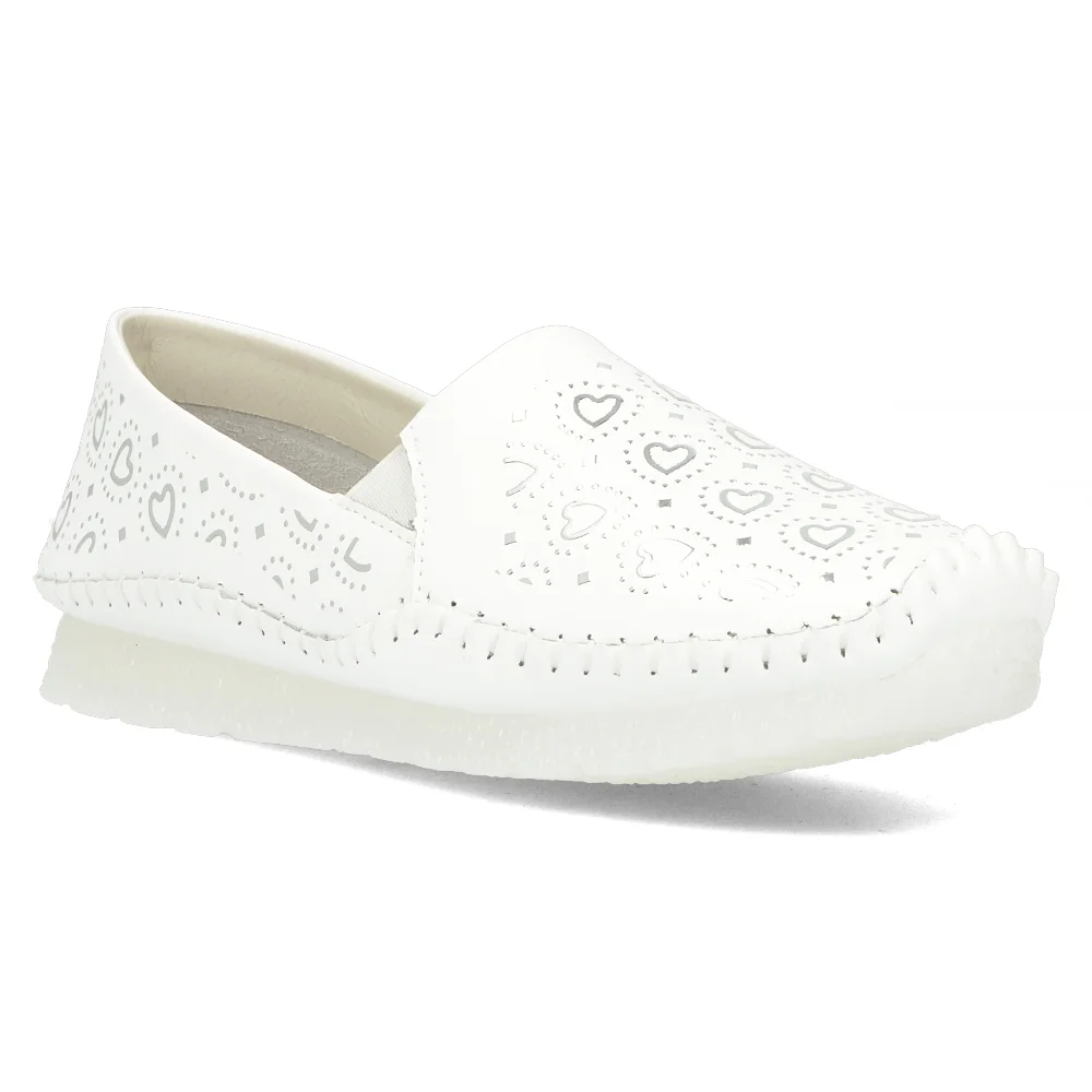 Leather shoes Artiker 54C1529 white