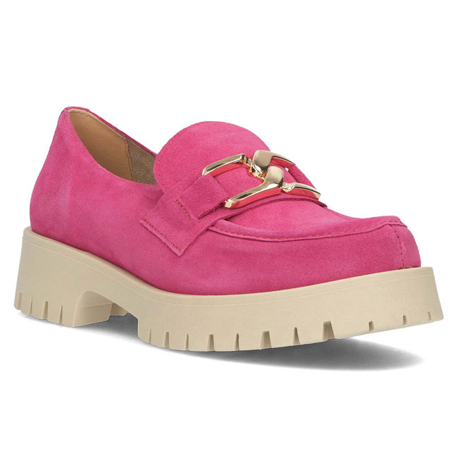 Leather shoes Filippo 20089 fuchsia