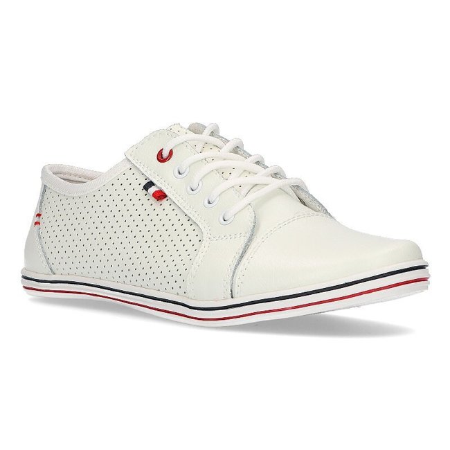 Leather shoes Filippo DP009/23 WH white