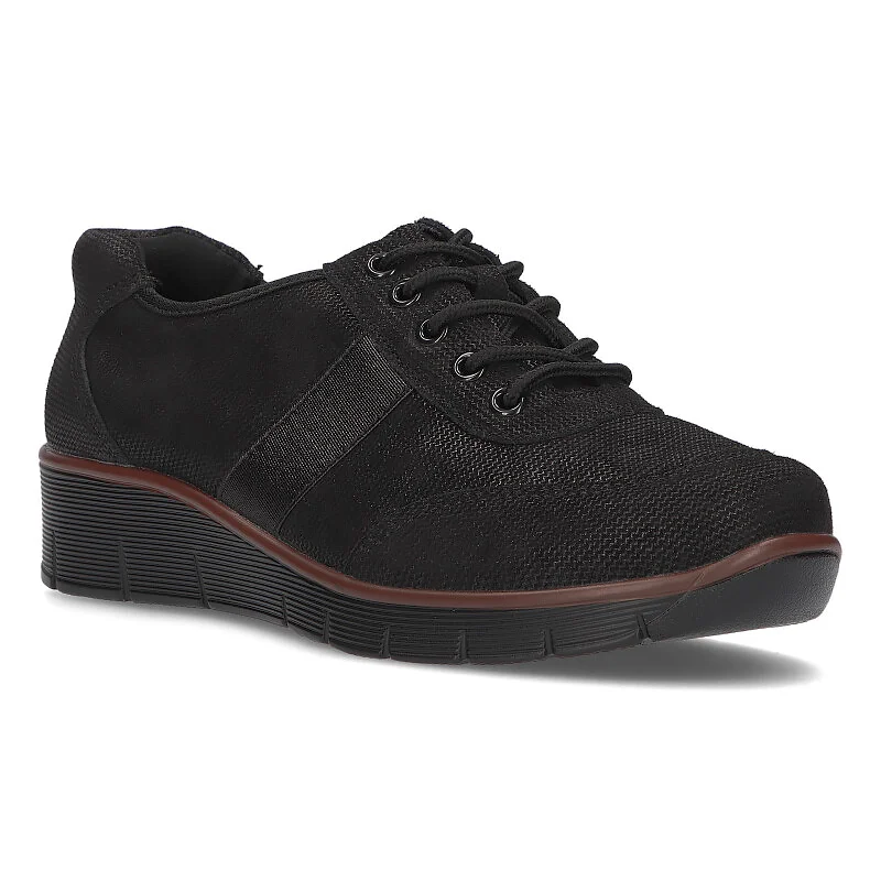 Leather shoes Filippo DP028/23 BK black