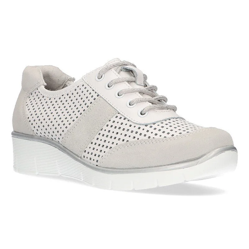 Leather shoes Filippo DP028/24 WH white