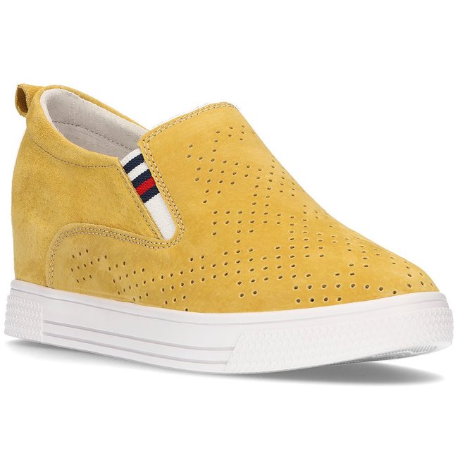 Leather shoes Filippo DP1356/21 YL yellow