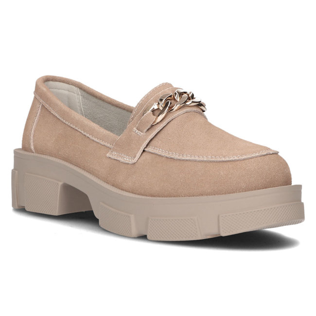 Leather shoes Filippo DP3221/22 BE beige