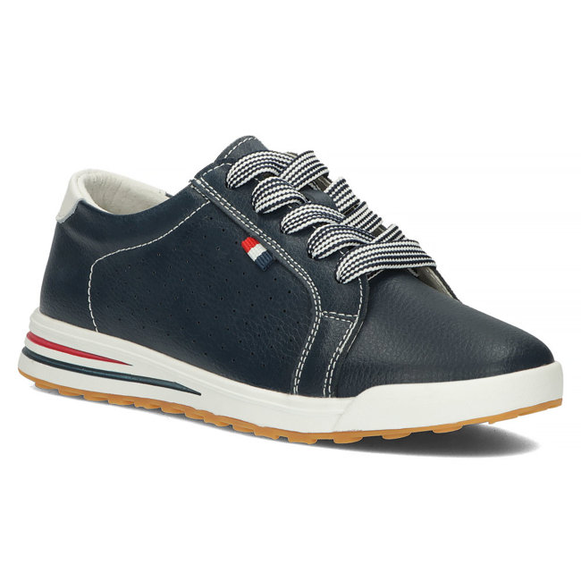 Leather shoes Filippo DP3509/22 NV navy