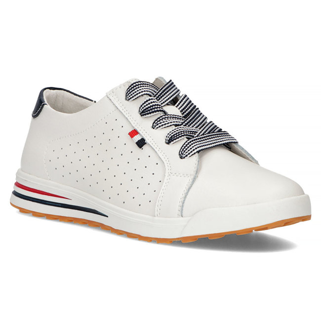 Leather shoes Filippo DP3509/22 WH white