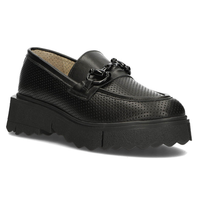 Leather shoes Filippo DP3910/22 BK black