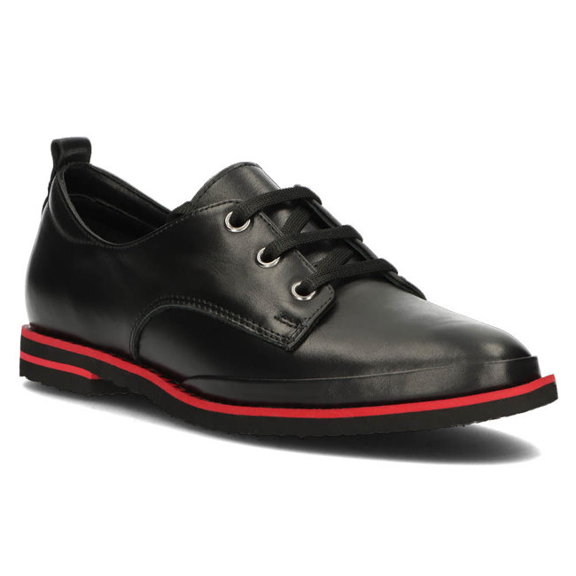 Leather shoes Filippo DP3917/22 BK black