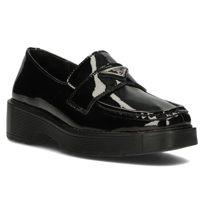 Leather shoes Filippo DP3930/22 BK black