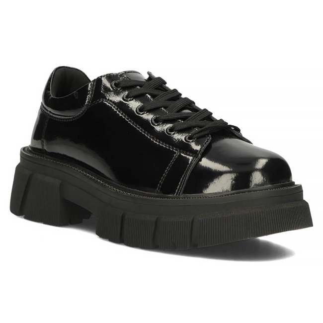 Leather shoes Filippo DP3940/22 BK black