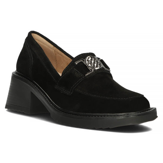 Leather shoes Filippo DP4145/23 BK black