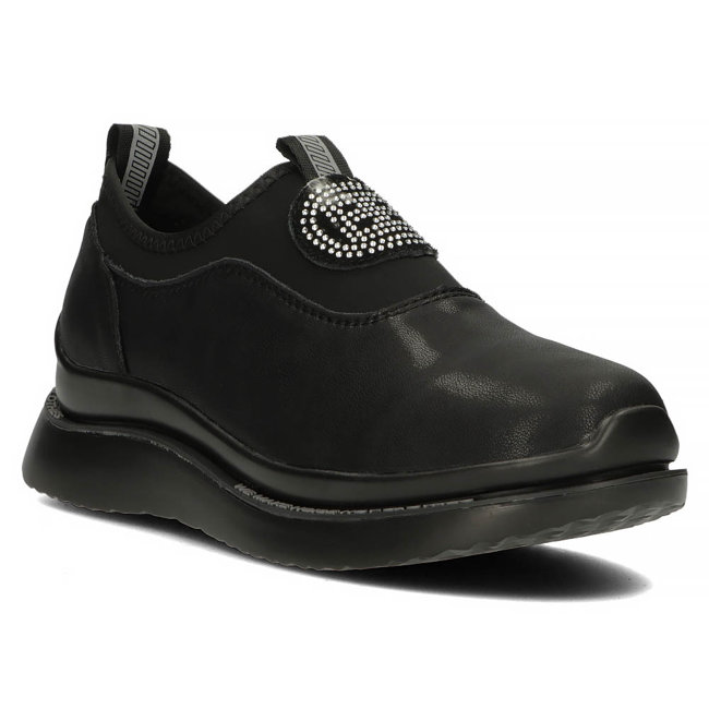 Leather shoes Filippo DP4174/22 BK black