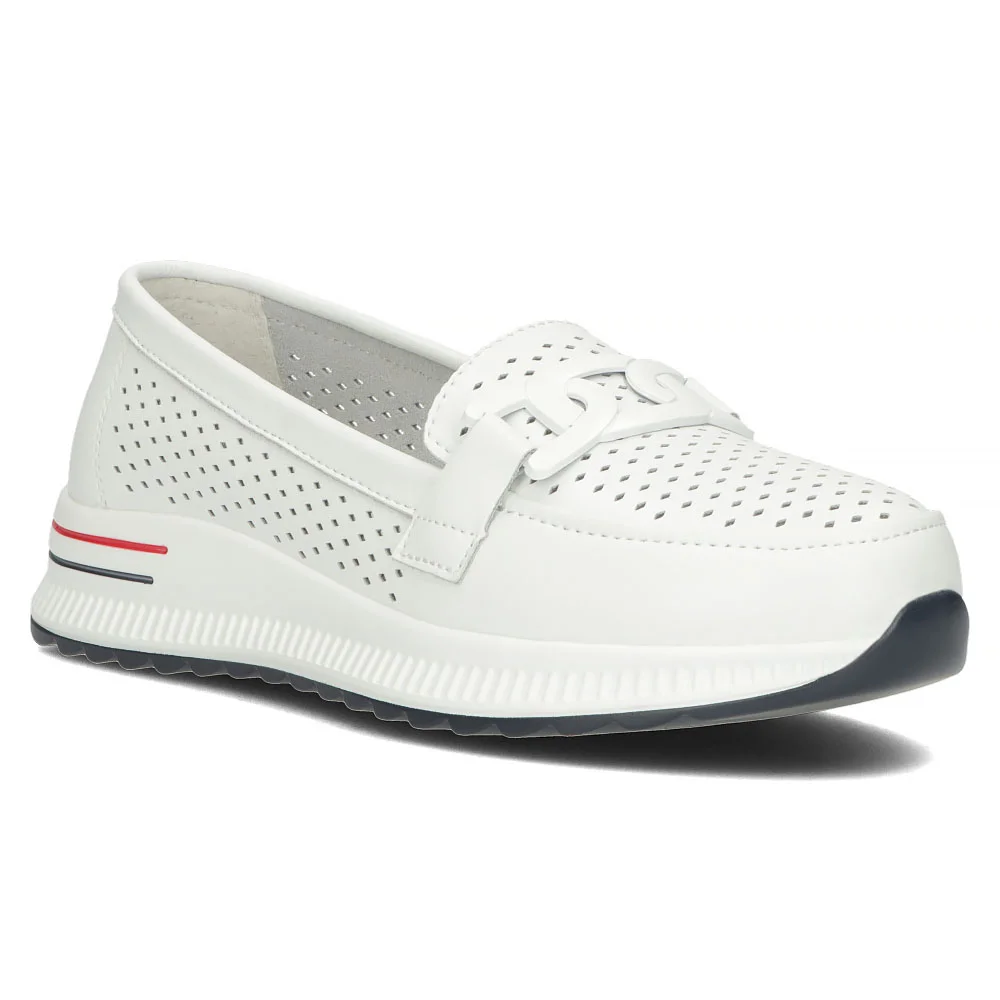 Leather shoes Filippo DP4400/25 WH white