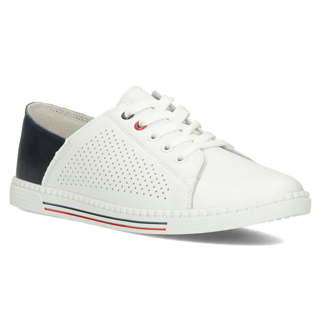 Leather shoes Filippo DP4592/23 WH white