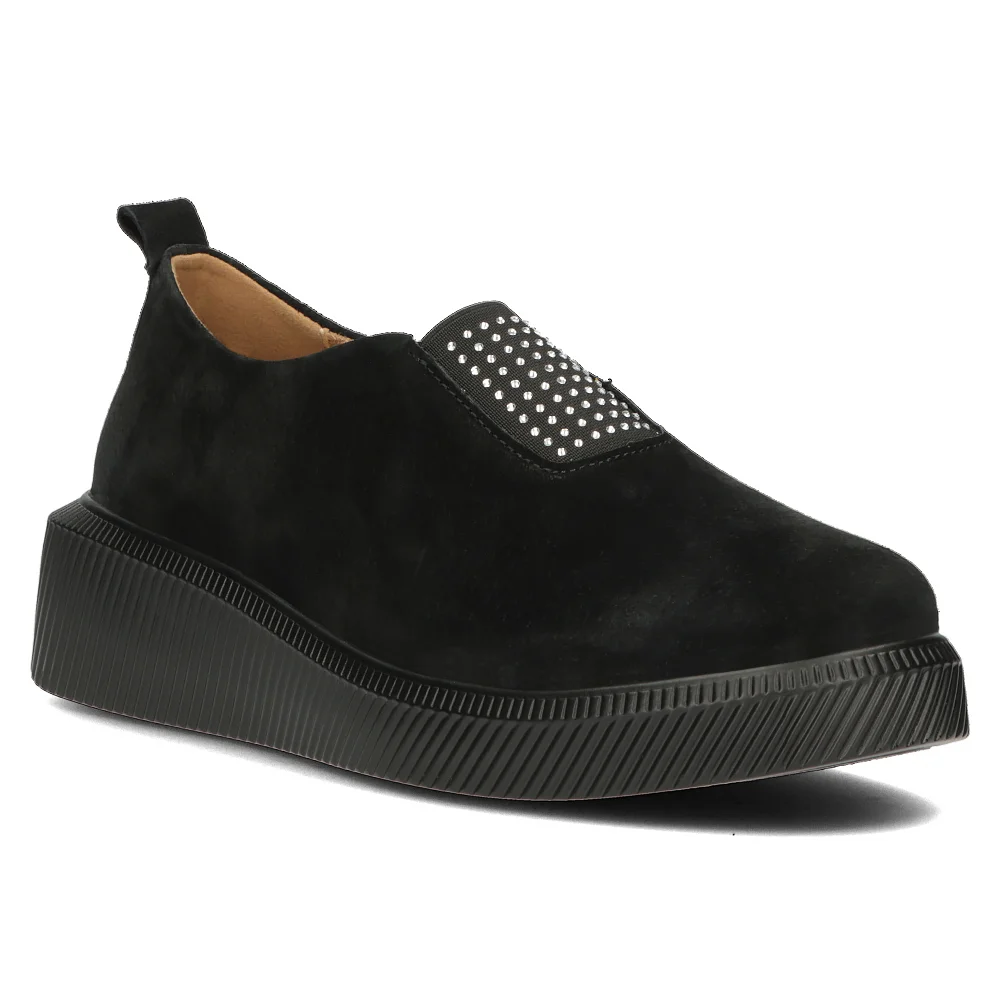 Leather shoes Filippo DP4783/23 BK black