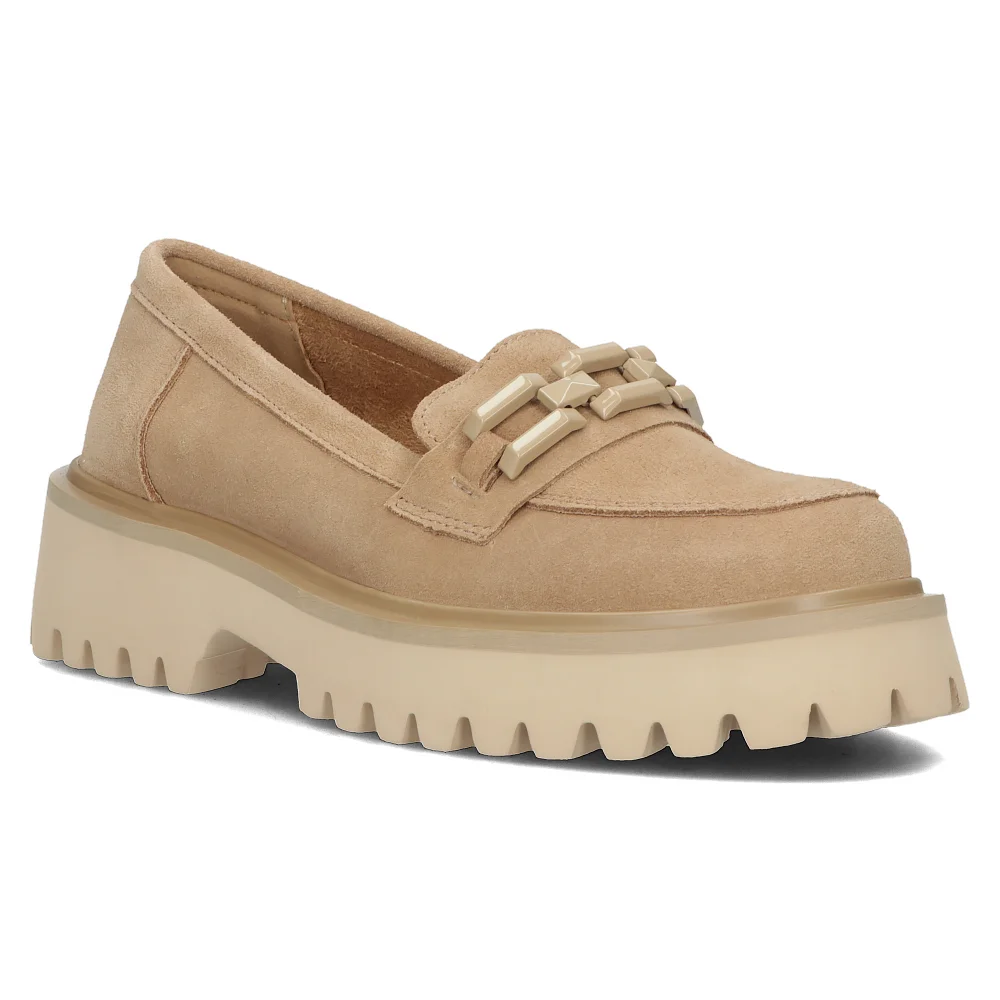 Leather shoes Filippo DP4792/23 BE beige