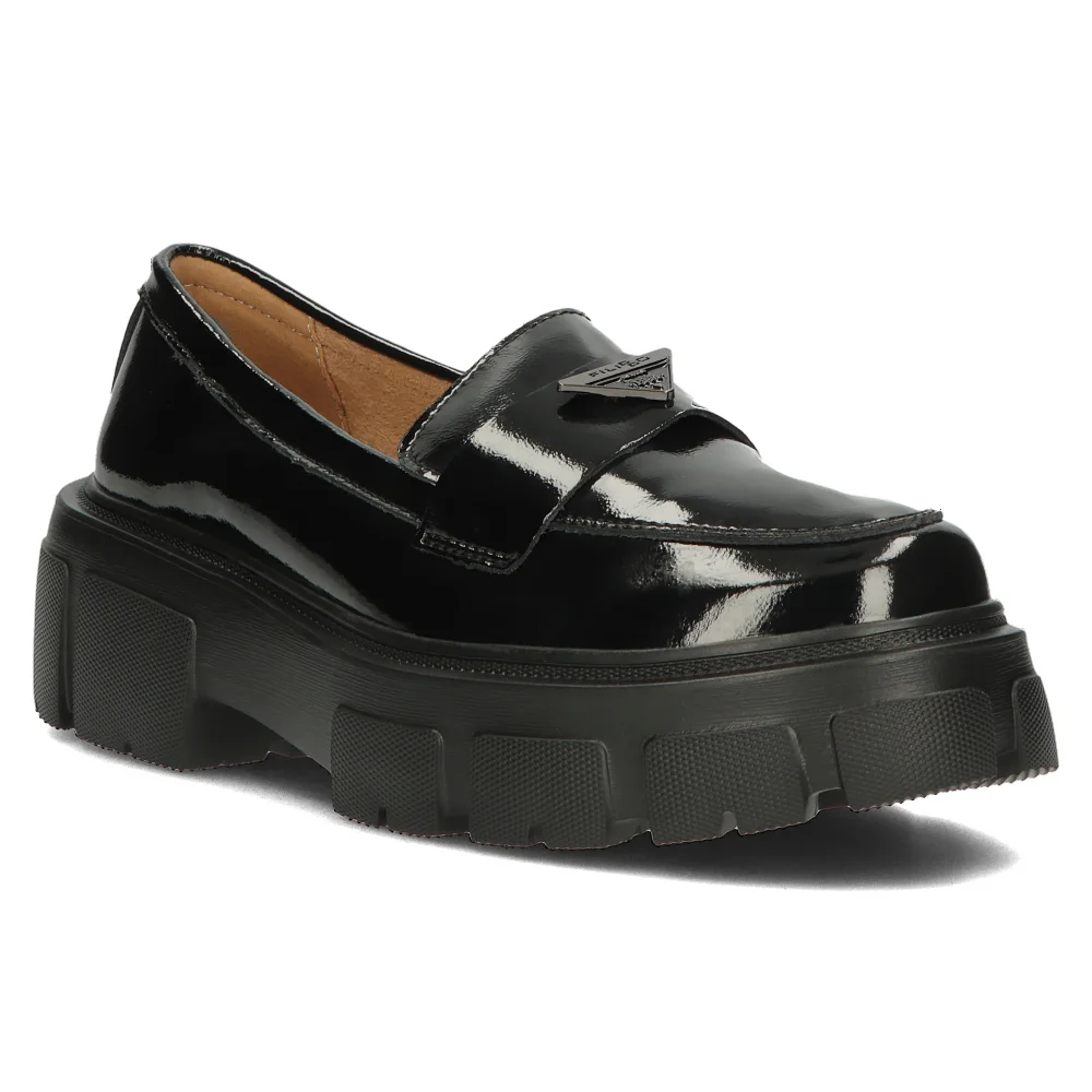 Leather shoes Filippo DP4794/23 BK black