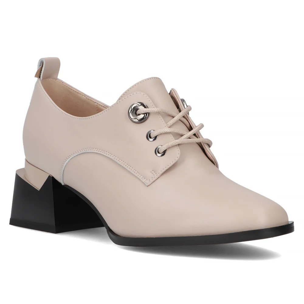 Leather shoes Filippo DP4841/24 BE beige