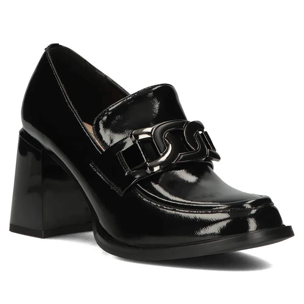 Leather shoes Filippo DP4901/24 BK black