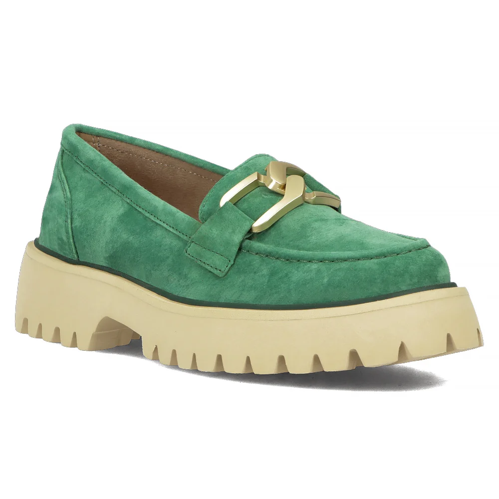 Leather shoes Filippo DP4916/24 GE green