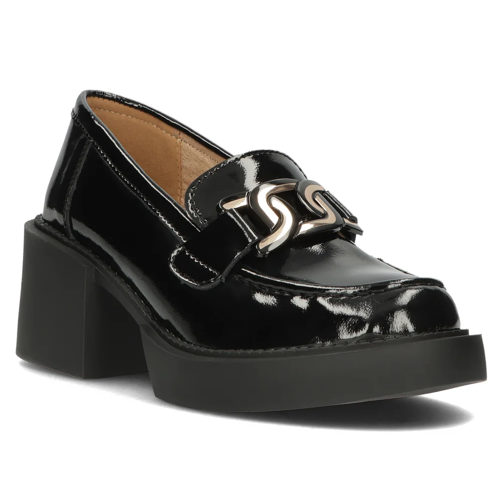 Leather shoes Filippo DP4920/23 BK L black