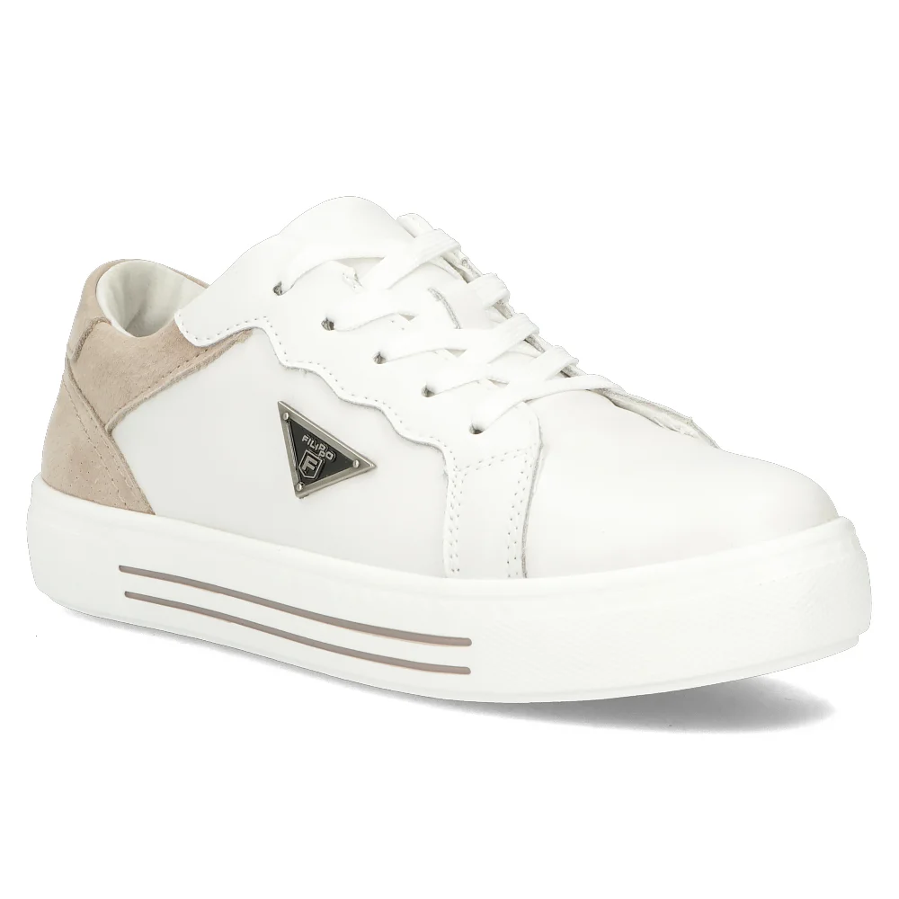 Leather shoes Filippo DP6049/24 WH white