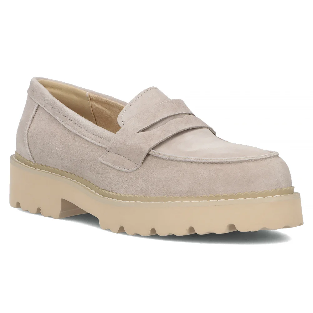 Leather shoes Filippo DP6090/24 TP taupe