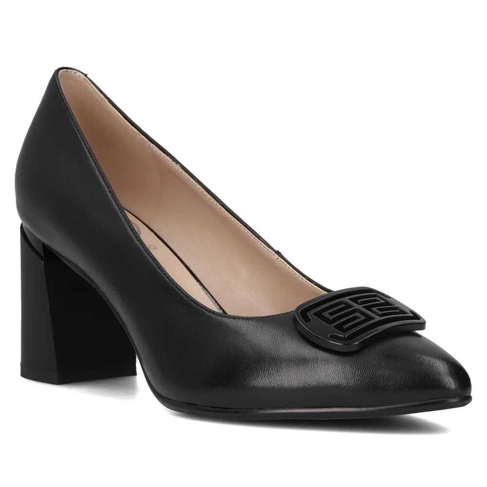 Leather shoes Filippo DP6176/24 BK black