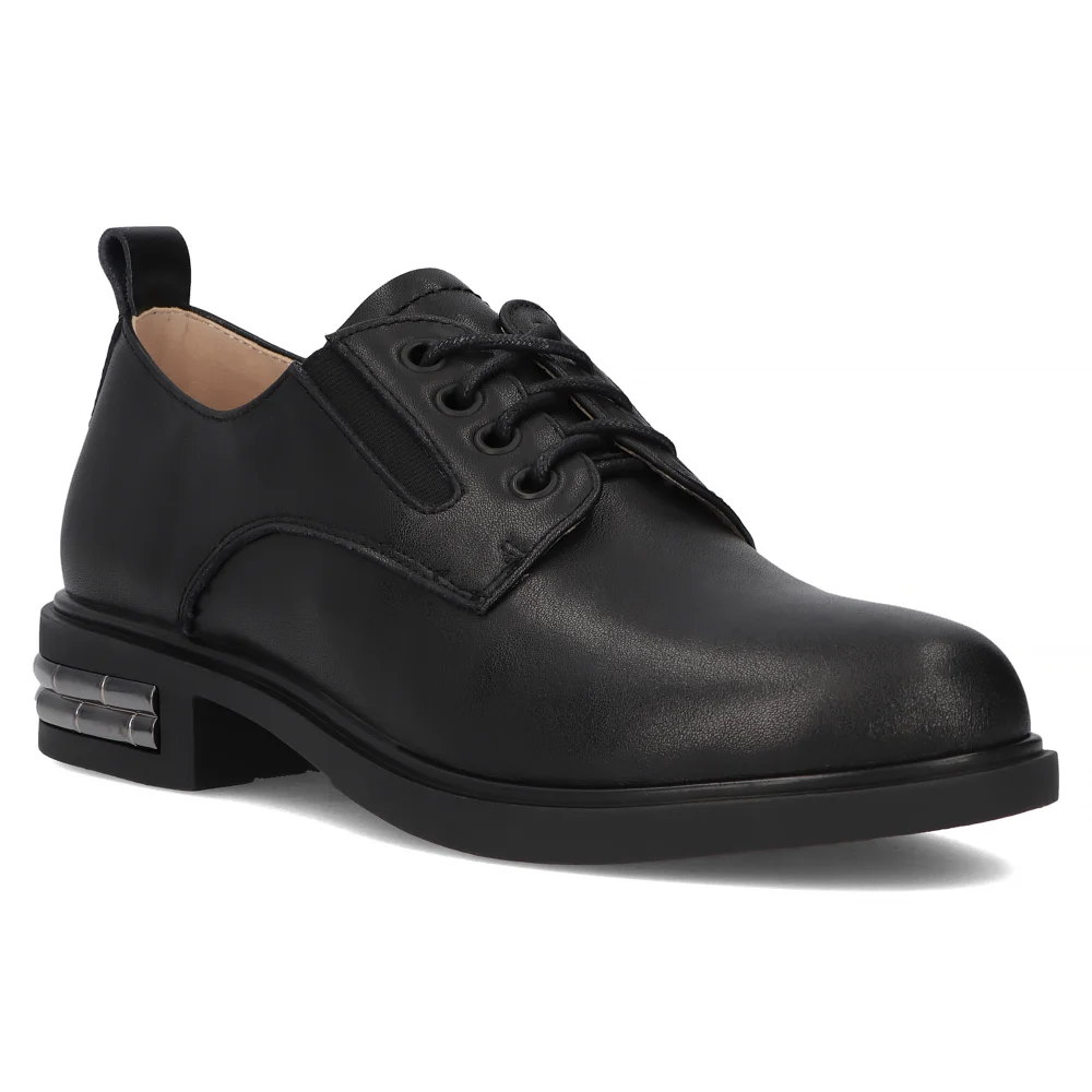 Leather shoes Filippo DP6189/24 BK black