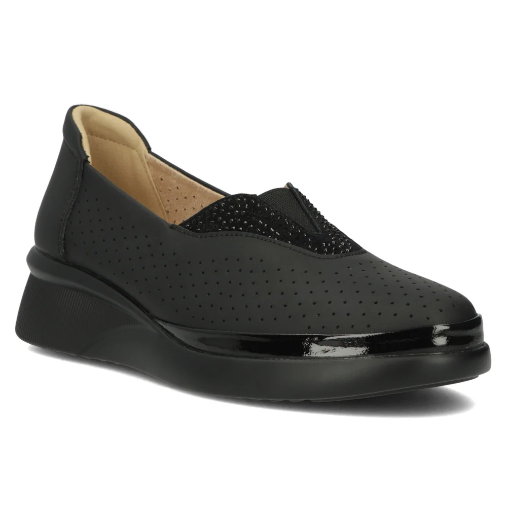 Leather shoes Filippo DP6208/24 BK black