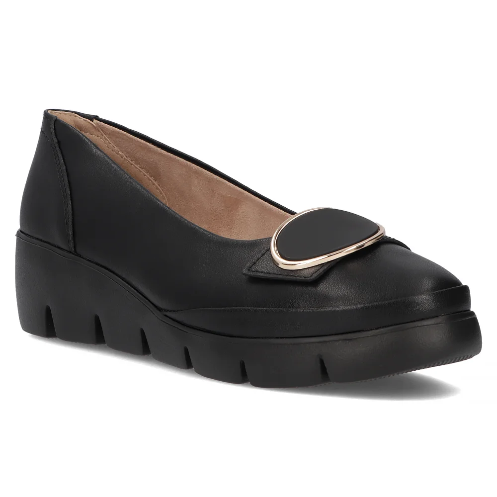 Leather shoes Filippo DP6465/24 BK black