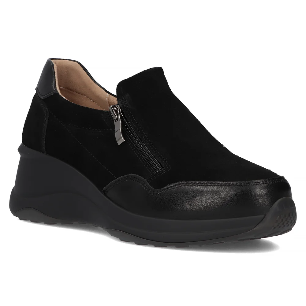 Leather shoes Filippo DP6473/24 BK black