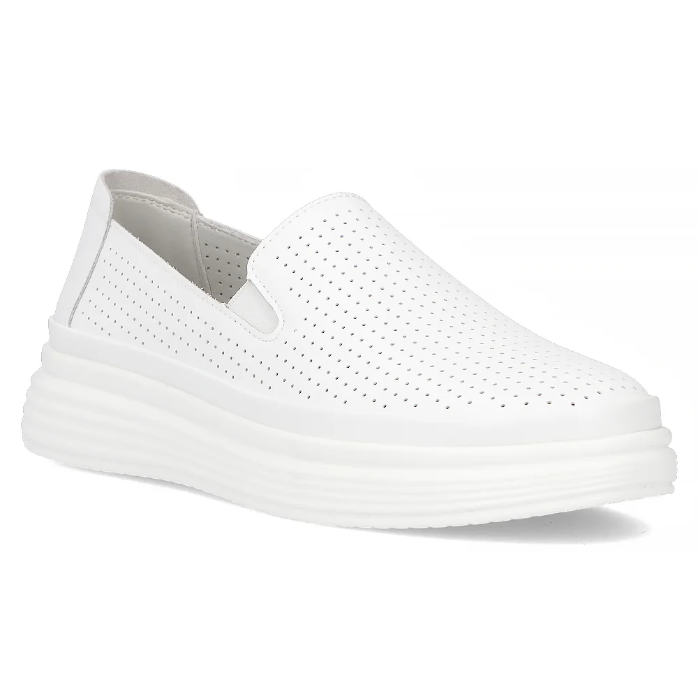 Leather shoes Filippo DP6752/25 WH white