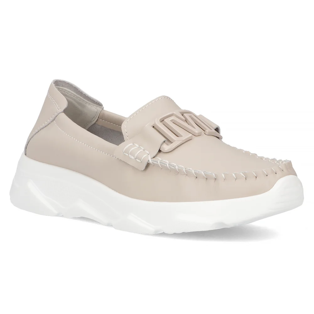 Leather shoes Filippo DP6763/25 BE beige