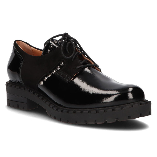 Leather shoes Simen 4409A black